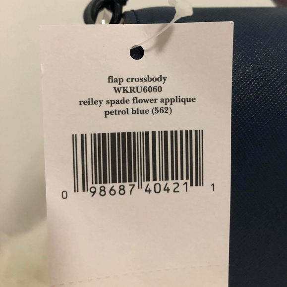 New! Kate spade Reiley spade flower flap crossbody - Picture 4 of 8